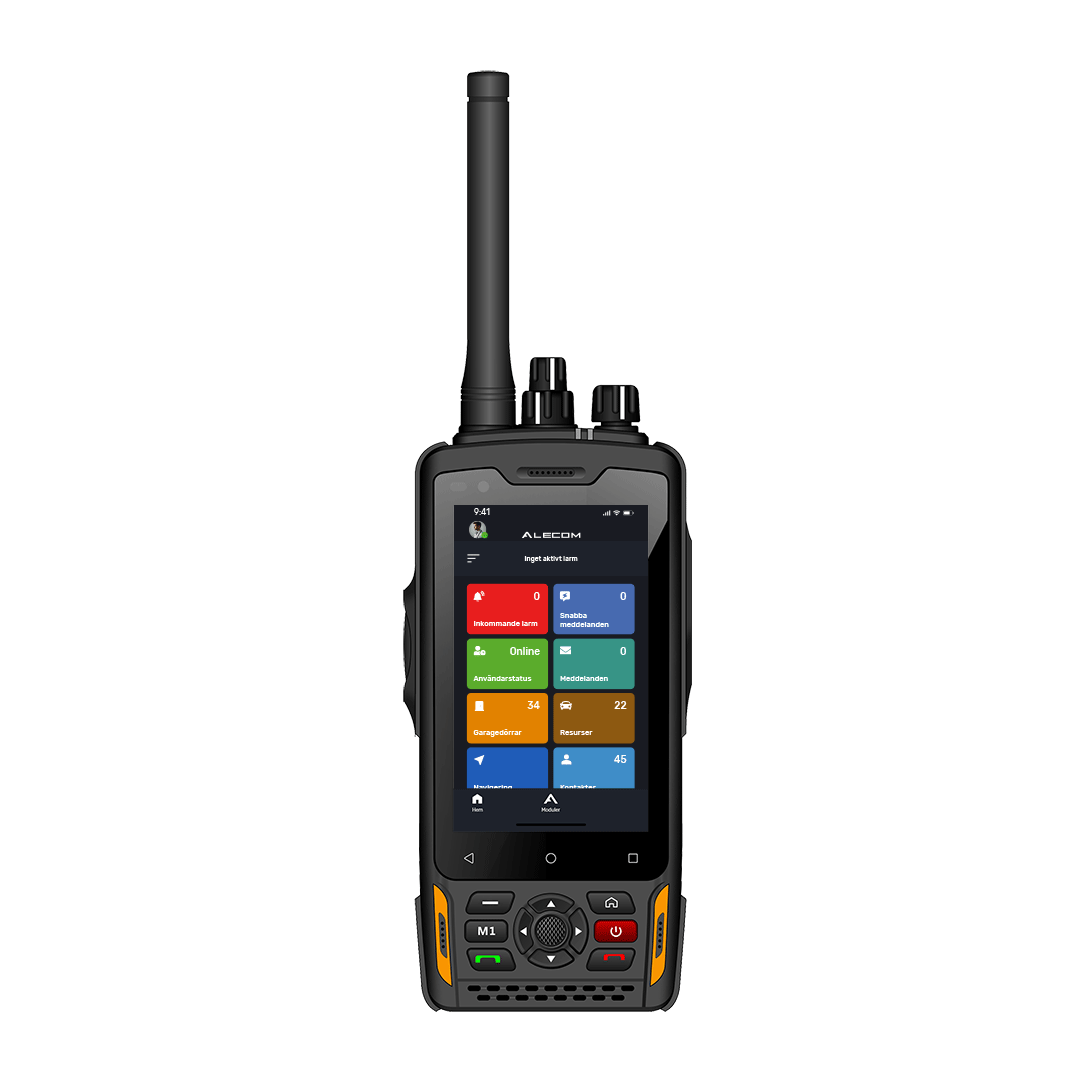 RugGear RG760 med Alecom 112 app