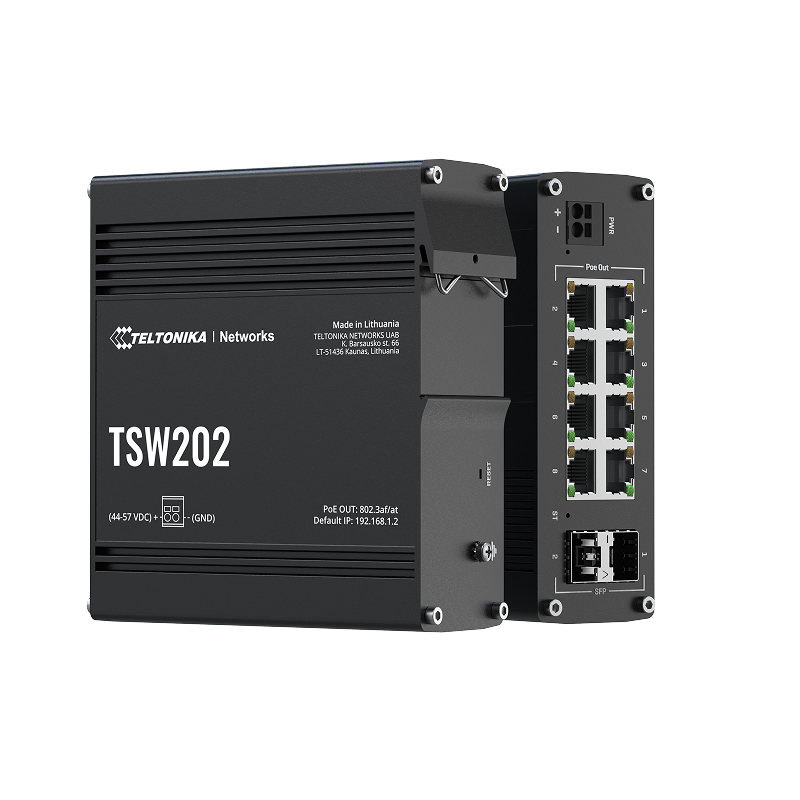 TSW202 - PoE+ Ethernet-switch