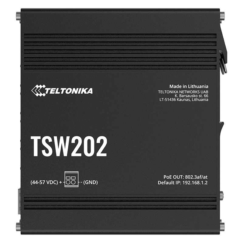TSW202 - PoE+ Ethernet-switch