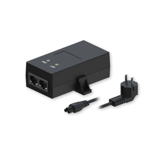 Enkelport 10/100 Mbps passiv PoE-injektor 19 W