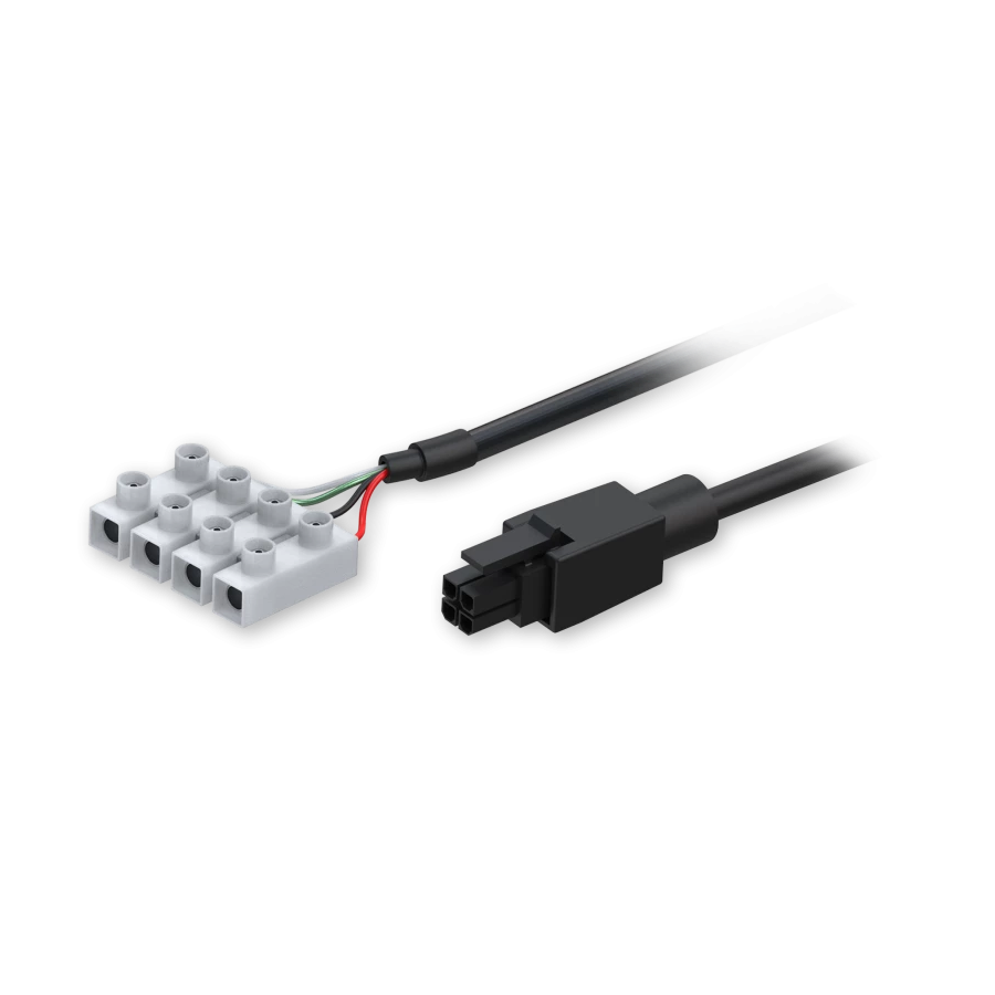 Strömkabel 4-vägs skruvterminal