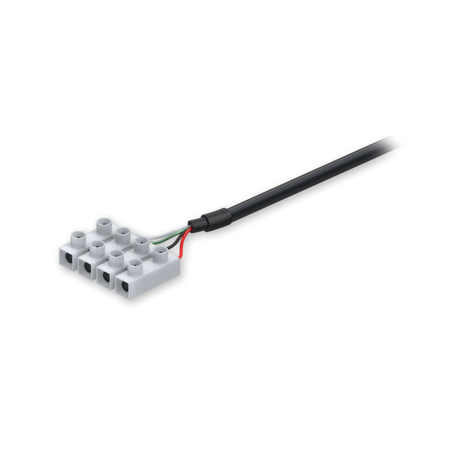 Strömkabel 4-vägs skruvterminal