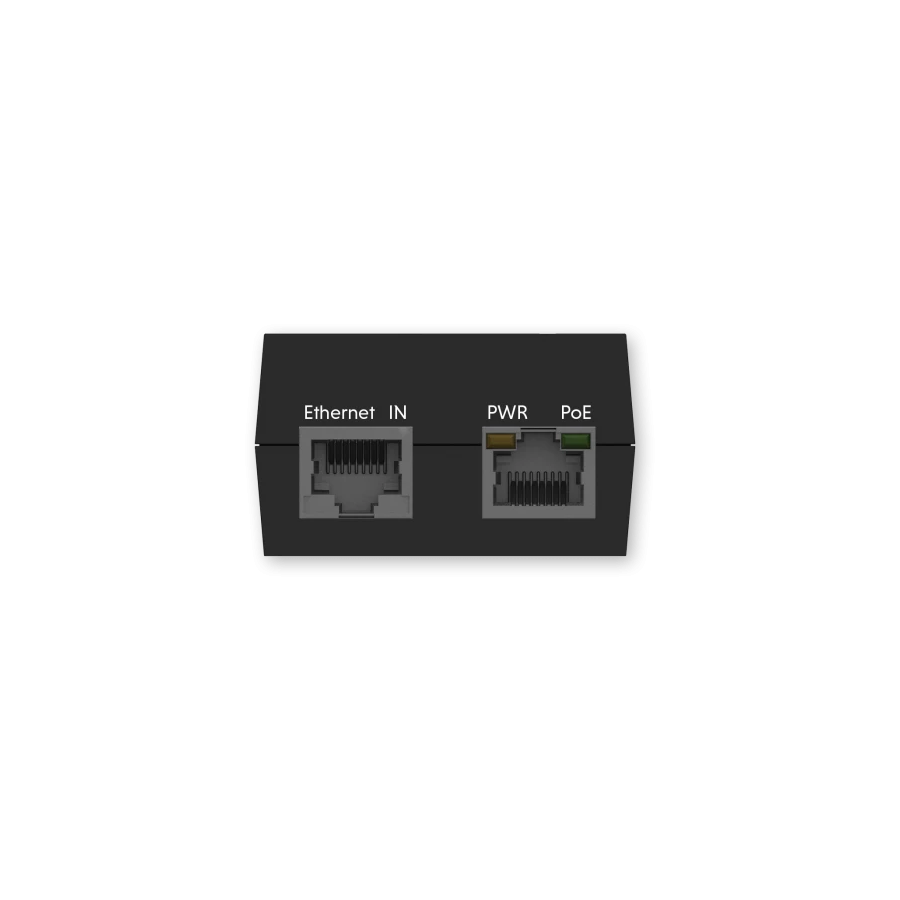 Enkelport Gigabit PoE-injektor 15 w