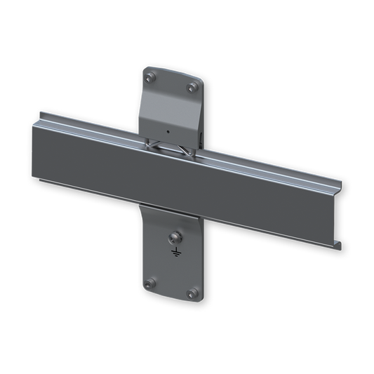 bakpanel med DIN-skenhållare