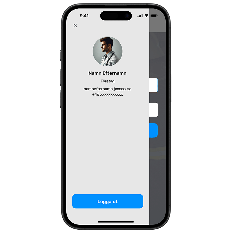 Logga ut dig i Alecom Video app