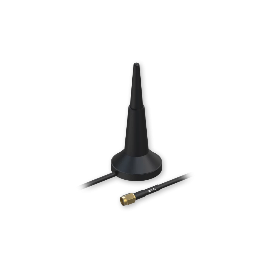 Wi-Fi dubbelbands SMA-antenn med magnet