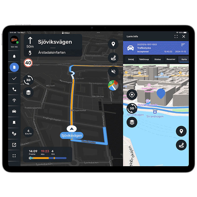 Dubbel karta i Alecom AENP App