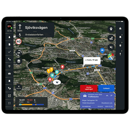 Navigering till skadeplats 