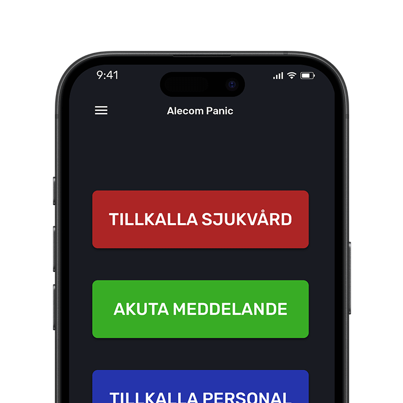 Alecom Panic app