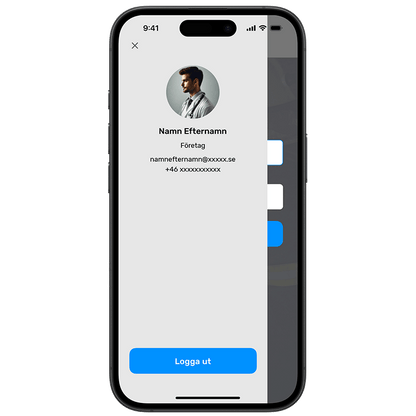 Logga ut dig i Alecom Video app